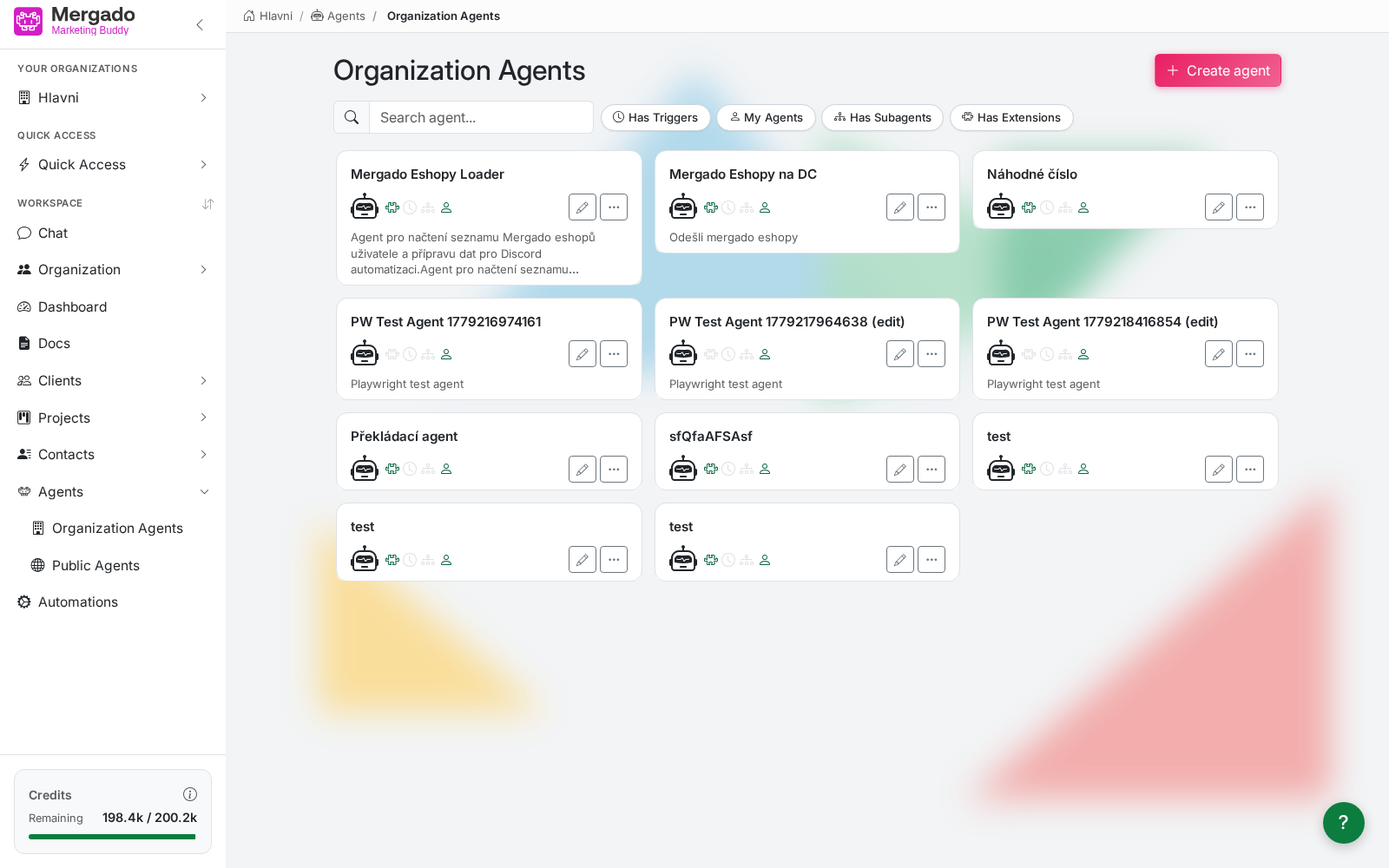 Organization Agents